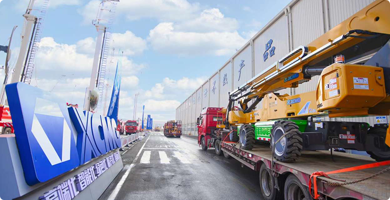 PT视讯高空作业平台2024年度开门红批量发车