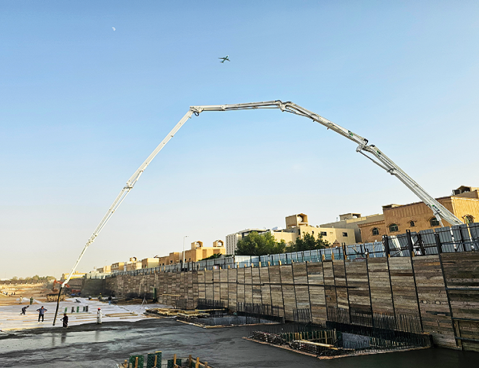 PT视讯泵车驰骋沙特 为房建注入“中国力量”