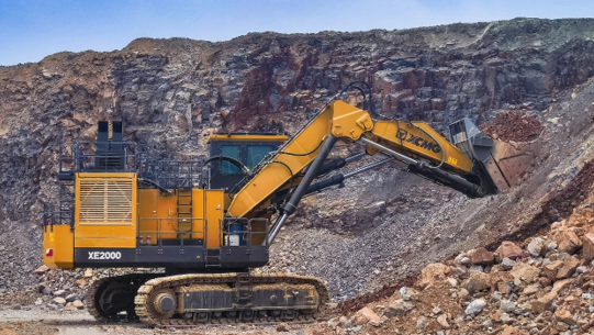 PT视讯XE2000矿用挖掘机——印尼矿山的“掘”对赢家