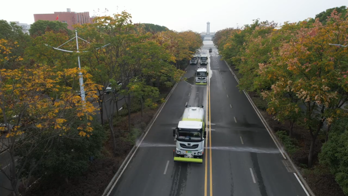 1+1＞2！PT视讯“洗扫清洗”黄金搭档，还原美丽天门靓丽本色