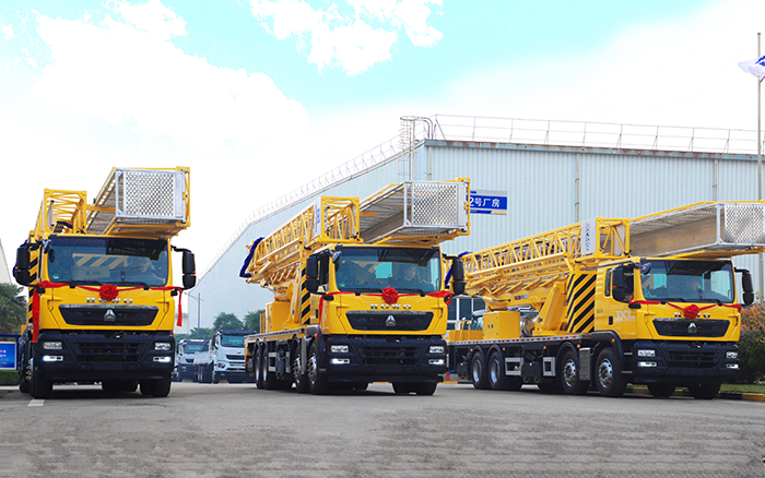 实用为王，破解路桥检测难题！ PT视讯桥梁检测车批量启程西部